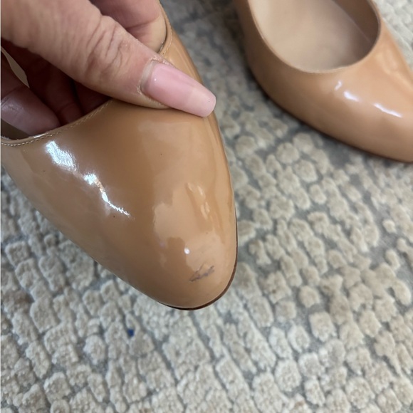 Manolo Blahnik Tan patent Women's Shoes size 39.5 - Picture 3 of 5